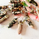 Rhodonite Pointed Pendants