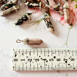 Rhodonite Pointed Pendants