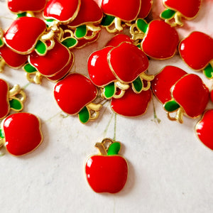 Red Apple Charms