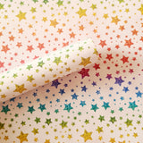 Rainbow Stars - Canvas Fabric Sheet