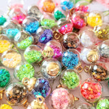 Glass Sequin Globes - 8