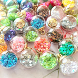 Glass Sequin Globes - 8