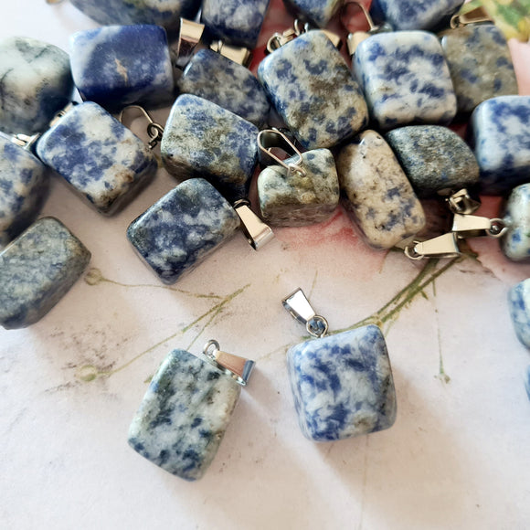 Blue Spot Jasper Pendants