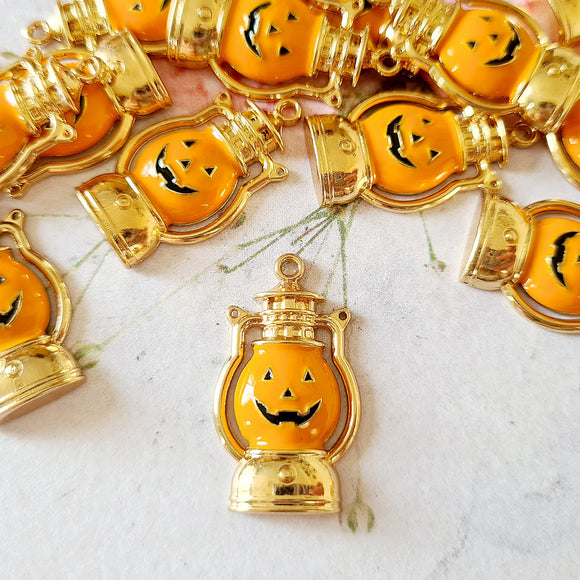 Pumpkin Lantern Charms