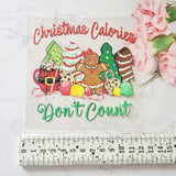 UV DTF Decal - Christmas Calories (#5)