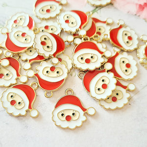 Santa Face Charms