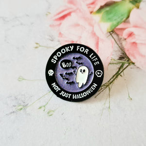 'Spooky For Life' Pin Badge