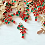 Candy Cane Stripe Charms