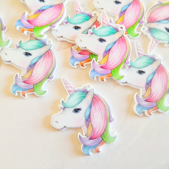 Acrylic Unicorn Pendants