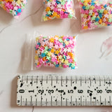 Multicoloured Stars Clay Sprinkle Mix