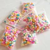 Multicoloured Stars Clay Sprinkle Mix