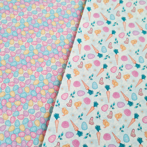 Easter Eggs - Canvas Fabric Sheets