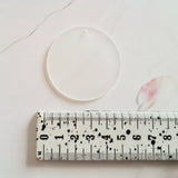 Clear Acrylic Circle Blanks