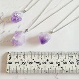 Necklace & Amethyst Pendant