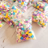 Multicoloured Hearts Clay Sprinkle Mix