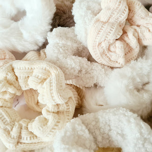 Neutrals Scrunchie Bundle - 4