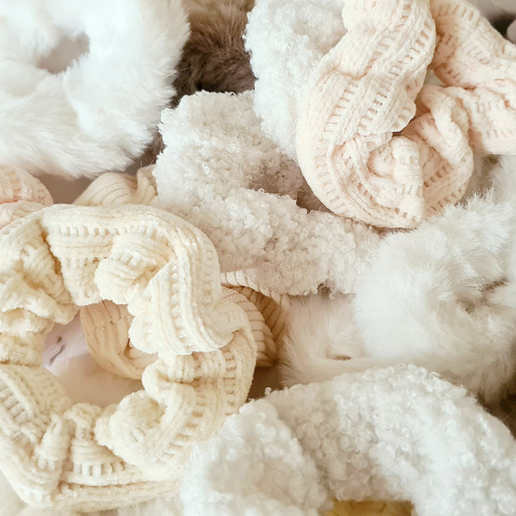 Neutrals Scrunchie Bundle - 4