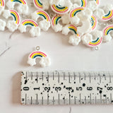 White Rainbow Charms