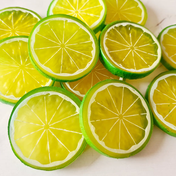 Plastic Lime Slices