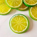 Plastic Lime Slices