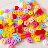 Tiny Flower Buttons - 100