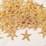 Gold Starfish Charms