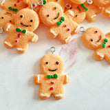 Large Gingerbread Man Charms