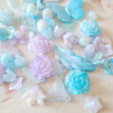 Blue/Lilac Bead Mix - 25g