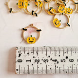 Pumpkin & Bat Charms