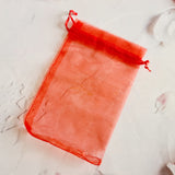 Red Organza Gift Bags