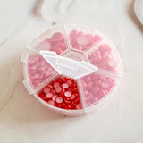 Red Flatback Pearl Wheel - 690 Pcs