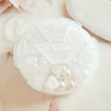 White Flatback Pearl Wheel - 690 Pcs