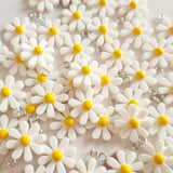 White Daisy Charms