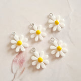 White Daisy Charms