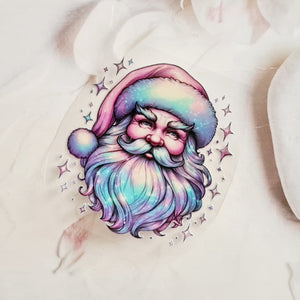 UV DTF Decal - Pastel Santa (#9)