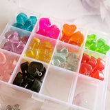 Resin Heart Earring Kit