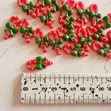 Glitter Candy Cane Flatbacks