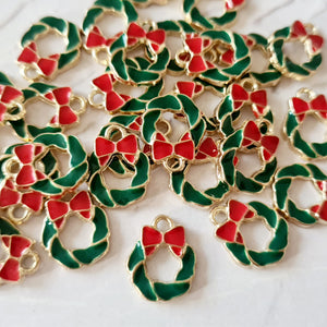 Christmas Wreath Charms