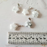 Natural Howlite Star Pendants