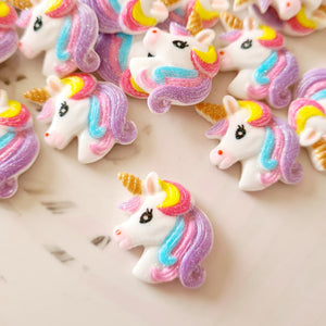 Pastel Unicorn Flatbacks