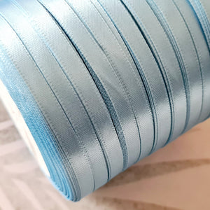 6mm Baby Blue Satin Ribbon