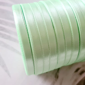 6mm Light Green Satin Ribbon