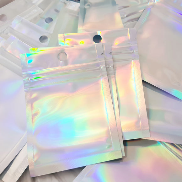 Small Holographic Resealable Bags - 15