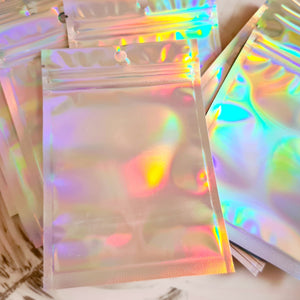 Large Holographic Resealable Bags - 10