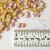 Lilac Bow Charms