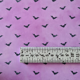 Lilac Bats - Canvas Fabric