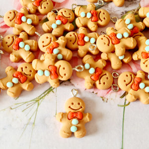 Gingerbread Man Charms