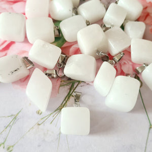 Natural White Jade Pendants