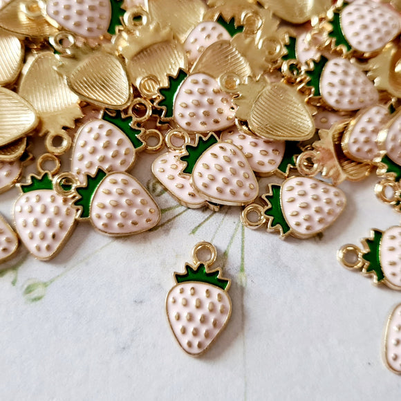 Pink Strawberry Charms