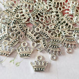 Silver Crown Charms